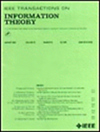 IEEE TRANSACTIONS ON INFORMATION THEORY雜志封面